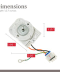 Refrigerator Evaporator Fan Motor Replacement For GE Keeps Your Food Fresh And Your Fridge Chill With Smooth Airflow And Steady Cooling