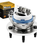 Front Wheel Bearing Hub 5 Lug With ABS Drop In Ready Direct Fit For General Motors Cars Including Buick Century Grand Prix LeSabre DeVille
