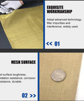 Copper Mesh Shielding Sieve, 99.99% pure copper, non-magnetic, wear-resistant testing mesh with flat, uniform holes and 20-200 mesh options