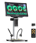 Large 10.1 Inch Digital Microscope With 178 Degree View, 1080P 1200X Magnification For Ultra Detail, Coin Nerds Magnifier For Error Coins