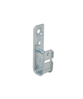 Side view of Six Inch J Hook Cable Mount For Cat5e Data Cables Heavy Duty Zinc Plated Steel Holds Up To Forty Wires Great For In Wall And Network Installations Durable Cable Support With Easy Mount Design
