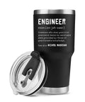 Engineer Definition Gift For Engineers And Engineering Students Cool Nerdy 30 Oz Stainless Steel Vacuum Insulated Tumbler