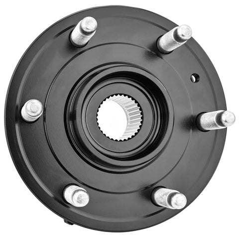 4WD Front Wheel Hub Bearing 515036 Chevy Silverado Suburban Avalanche Express 1500 Tahoe 2002 to 2006 Yukon Sierra Savana 1500 Cadillac Escalade Wheel Hub Assembly front view