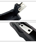 Close-up of Flexible Rubber Draw Latch For Boat Coolers Soft Durable Replacement Kit showing metal bracket and rubber material.