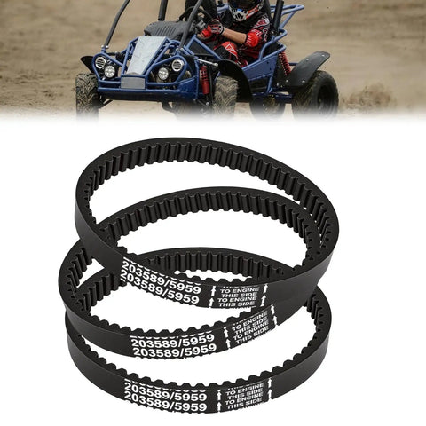 30 Series Go Kart Drive Belt For 5 To 7 HP Engines Beef Up Your Ride Compatible With Manco 5959 Comet 203589 Coleman KT196 Murray 12 8487 And Other Torque Converter Setups Pack Of 3