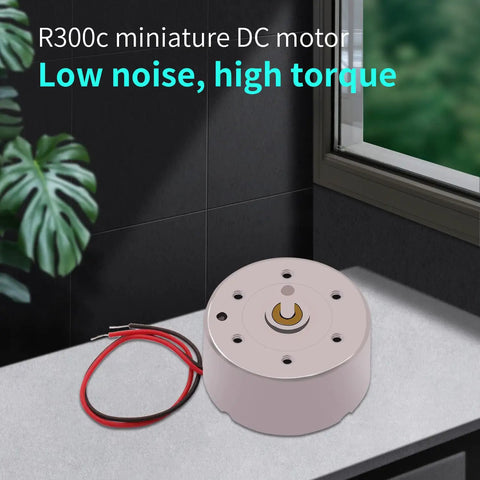 10 Pack Tiny Micro DC Motors R300C 25mm Small DC Motor 1.5V 3V 6V 1730 RPM With Wire on windowsill