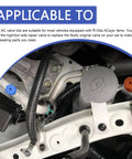 Close-up of installed part from 17 Piece Car Air Conditioning Valve Core Kit With Caps And Service Valves For R12 R134A Systems