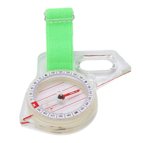 Thumb Orienteering Compass With Luminous Glow For Easy One Hand Navigation, Shockproof Durability, Quick Needle Lock shown