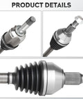 Front CV Axle Shaft Assembly Set Fits GM SUVs Traverse, Acadia, Enclave, Outlook 2007-2017 Driver And Passenger Side 2 Pack