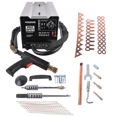 Pro Stud Welder Dent Repair Kit For Auto Body Dents 110V 3000W 3800A Spot Weld Puller machine and accessories