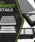 Product details of Engine Air Filter And Cabin Filter Combo Set For Hyundai Tucson 2016 2021 And Kia Sportage 2017 2022