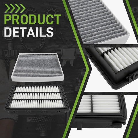 Product details of Engine Air Filter And Cabin Filter Combo Set For Hyundai Tucson 2016 2021 And Kia Sportage 2017 2022