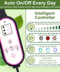 Go-To Full Spectrum Indoor Plant Grow Light With Stand And Adjustable Tripod controller features and settings display