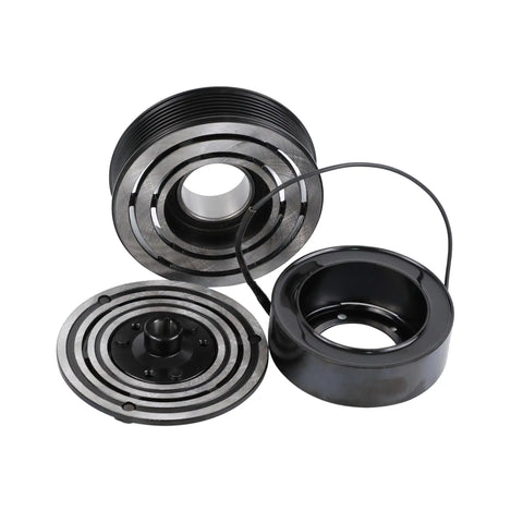 AC Compressor Clutch Assembly Kit For Sanden 508 12V V Belt 2 Pack 2A Groove Direct Replacement High Quality Performance