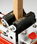 No Bull Adjustable Pen Blank Vise And Square Drill Jig For Fast Lane Pen Making Includes Heavy Duty MDF Safety Plate accepting wooden tube.
