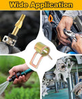 75 Piece Spring Hose Clamp Set For 6 To 10mm Tubing In Galvanized Carbon Steel Heavy Duty Fuel Line Clamps shown in various applications