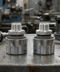 Vacumist Hydraulic Tank Breather Cap 40 Mesh Filter NPT Threads Carbon Steel And Aluminum Alloy Breathable Vent on metal surface.