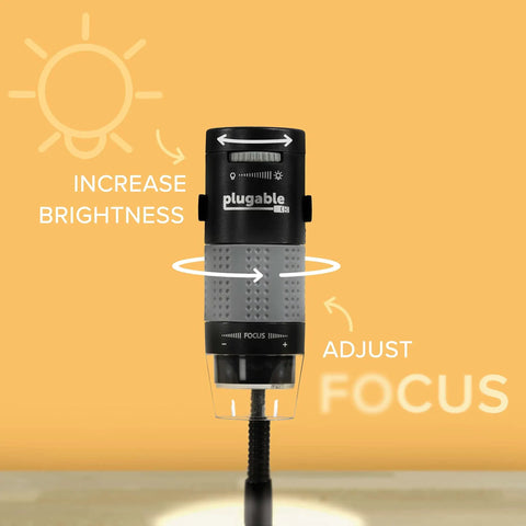 250x USB Digital Microscope With Flexible Arm Stand, 2MP Micro Camera, Handheld USB And USB C, Compatible With Windows Mac ChromeOS Linux Android iPad, Ideal For Electronics Soldering And Coin Microinspections, focus and brightness controls