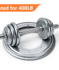 Heavy Duty Lazy Susan Bearing 8 Inch Turntable Hardware 400 Pound Capacity Zinc Plated with dumbbell on top