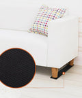 Thickened Non Slip Rubber Furniture Pads 4 Pack Self Adhesive Foot Covers For Couch And Chairs Prevent Sliding On Tile And Marble Floors