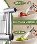 Handheld Bidet Sprayer For Toilet With Stainless Steel Build And Adjustable Water Pressure Easy Install For The Fam Bathroom Hygiene Kit