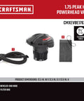 1.75 Peak HP Wet Dry Vac Powerhead For 5 Gallon Buckets Turns Any Bucket Into A Portable Shop Vacuum With Filter Bag And Hose