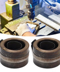Two Pack Bench Drill Press Return Springs, Chrome Plated Steel Replacement, For Horizontal And Vertical Drill Presses