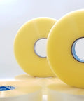 Heavy Duty Clear Packing Tape 6 Roll Bundle 2 Inches Wide By 1000 Yards Each Real Deal acrylic rolls stacked for sealing.
