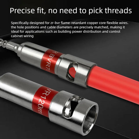 Heavy Duty Electric Wire Stripper For Household Wiring Projects, steel construction with precise fit for copper wires.