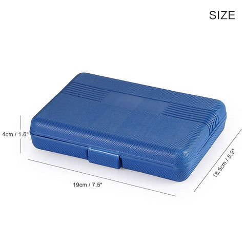 Blue case for 50 Piece Screwdriver Bit Set With Case And Extra Long Magnetic Driver Kit For Drill And Screwdriver Pro Grade Heavy Duty
