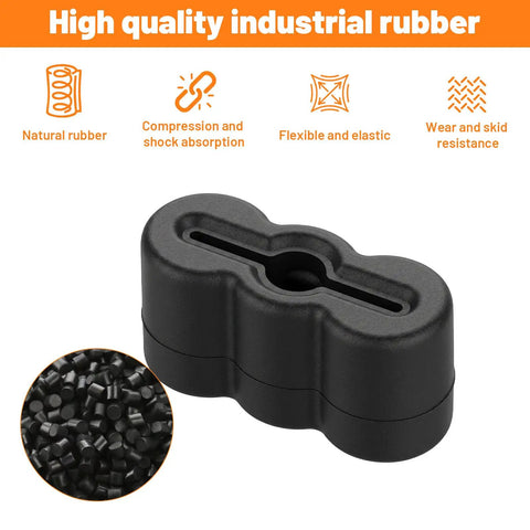 20 Pack Black Drawer Stoppers And Slide Bumpers Rubber End Stops For Kitchen Cabinets Wardrobes And Furniture Drawers Universal Fit