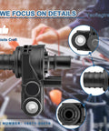 Heavy Duty Coolant Bypass Valve Replacement For Toyota Avalon Camry RAV4 Engine Cooling Flow Regulator Part 1667125010 side view with details