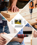 Badass Black Lag Screws Size 14 X 4 1 2 Inch Star Drive Heavy Duty Structural Wood Fasteners used in woodworking projects.