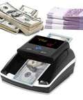 Portable Mini Money Counter And Counterfeit Detector With MG IR Image And Paper Quality Size Thickness Detection For Euro And US Dollars