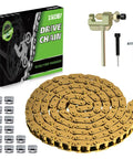134 Link Drive Chain For 2 Stroke Dirt Bikes And Pocket Rockets Compatible With 47cc 49cc 50cc Pit Bikes Mini Choppers ATVs