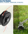 Trimmer Head Replacement for Echo Echomatic SRM210 SRM225 SRM230 SRM235 SRM2100 Straight Shaft Trimmers 21560070 in use on grass