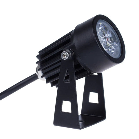 Outdoor LED Landscape Up Down Light Spotlight Low Voltage 12V for Yard, Steps, and Lawn Lighting, Cool White 6300K, cast aluminum