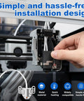 Installing Plug And Play Hotend Heating Assembly Kit For AD5X 3D Printer With Thermistor And Metal Clip Quick Change Hot End Block
