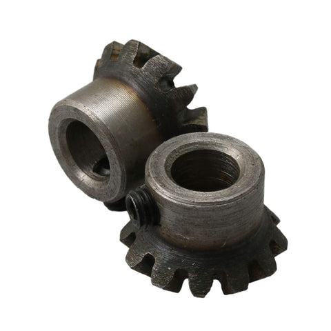 45 Steel Tapered Bevel Gear Wheel 1.5 Module 12 Teeth 8mm Hole Dia Heavy Duty Transmission Gear Set For Mechanical Projects Pack Of 2 Built For CNC And Robotics And Automation Projects
