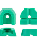 Matchfit X Pad Accessory For Dovetail Clamps Four Piece Set dual-direction green plastic woodworking clamp pads
