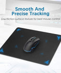 Boss Level Ultra Smooth Mouse Pad With Non Slip Rubber Base For Office And Home, Premium Textured Surface, shown with mouse