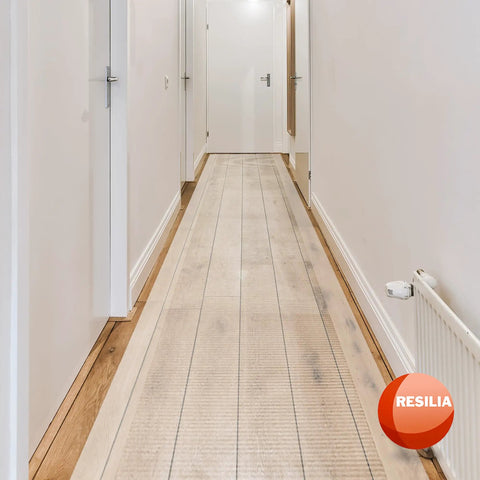 Clear Heavy Duty Floor Protector Mat For Hardwood Tile Or Laminate Floors With American Modern Pattern in hallway