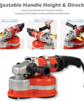 Beast Mode Powerful Electric Diamond Polisher With Telescopic Rod 3800W showing adjustable handle features