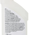 Back view of Multi Purpose White Glue 8 Oz All Purpose Craft Adhesive showing usage instructions and orange cap