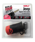 Spare Tire And Wheel Lock For 2018 Up Jeep Wrangler JL No More Hunting For The Spare Tire Lock Key Keyed To Your Ignition