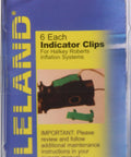 Pack of Leland Replacement Green Clips For Halkey Roberts V87000 And V90000 Inflators Indicator Clips For Life Jackets.