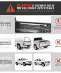 Extendable Aluminum Ladder Rack for Full Size Pickup Trucks No Drilling Required 71 Inch Wide 28 Inch High Sandy Black Finish Universal Fit Heavy Duty Construction Quick Install With Nylon End Caps And Stainless Steel Hook on utility track bed
