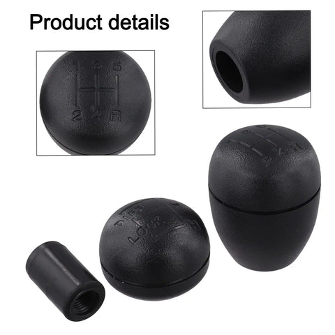Upgrade Your R380 Truck With This Slick Black ABS Shift Knob Kit, Built Tough To Grip And Glance For LT77 Manual Transmissions On Discovery Defender Off Road Models That Are Ready To Roll Hard From 1983 Through 2016 Without Any Slip Or Fade During Heavy.