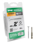 Multi Material Window Installation Kit With 80 Pcs Wafer Head Wood Screws T20 T Star Bits High Corrosion Resistant For Exterior And Interior Use Four Window Install Bits Included Faster More Precise And Secure, 80-piece kit with 2-inch screws and T20 bit