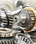 Close-up of gear with Stainless Steel Cotter Pin And R Clip Assortment Set 400 Pieces Open Hairpin Pins for automotive use